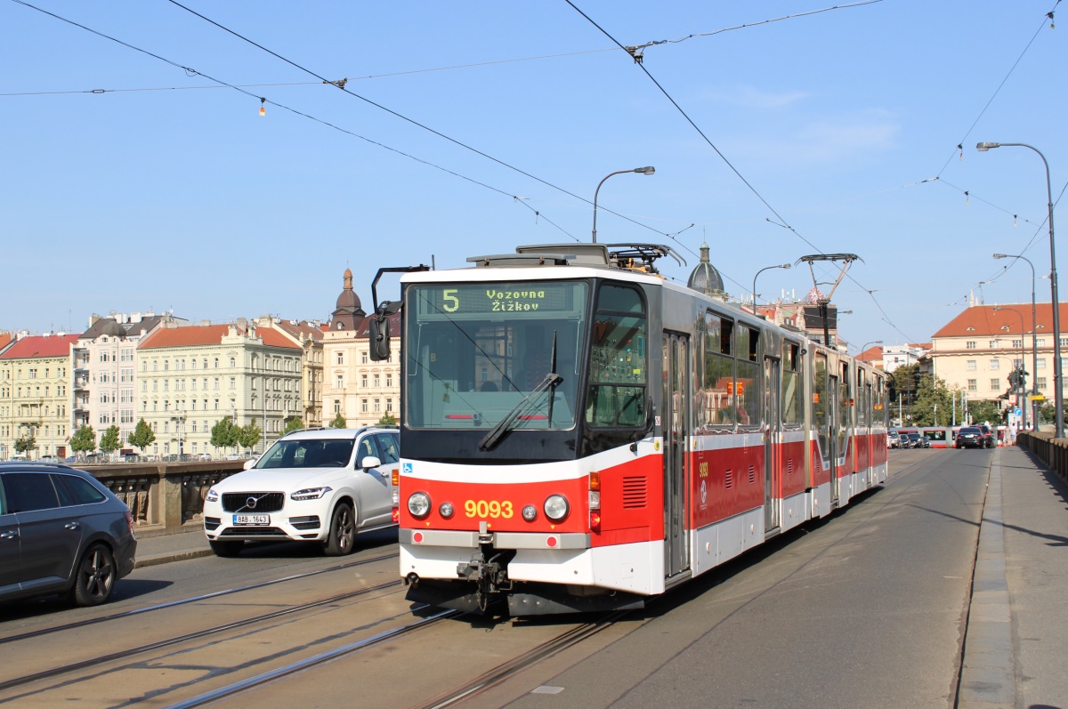 Прага, Tatra KT8D5R.N2P № 9093 Прага, Tatra KT8D5R.N2P № 9093