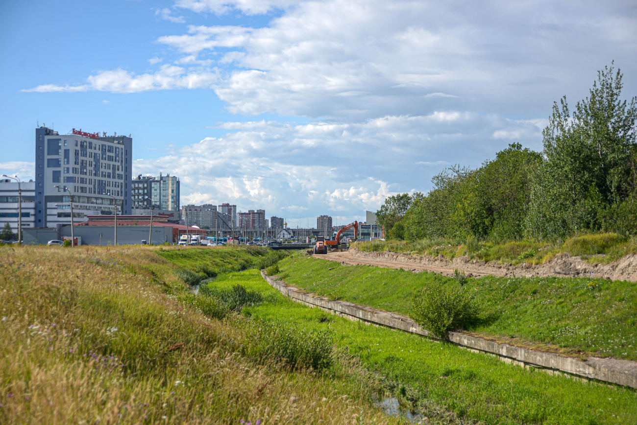 Санкт-Петербург — Строительство трамвайной системы «Славянка»; Санкт-Петербург — Строительство трамвайных линий