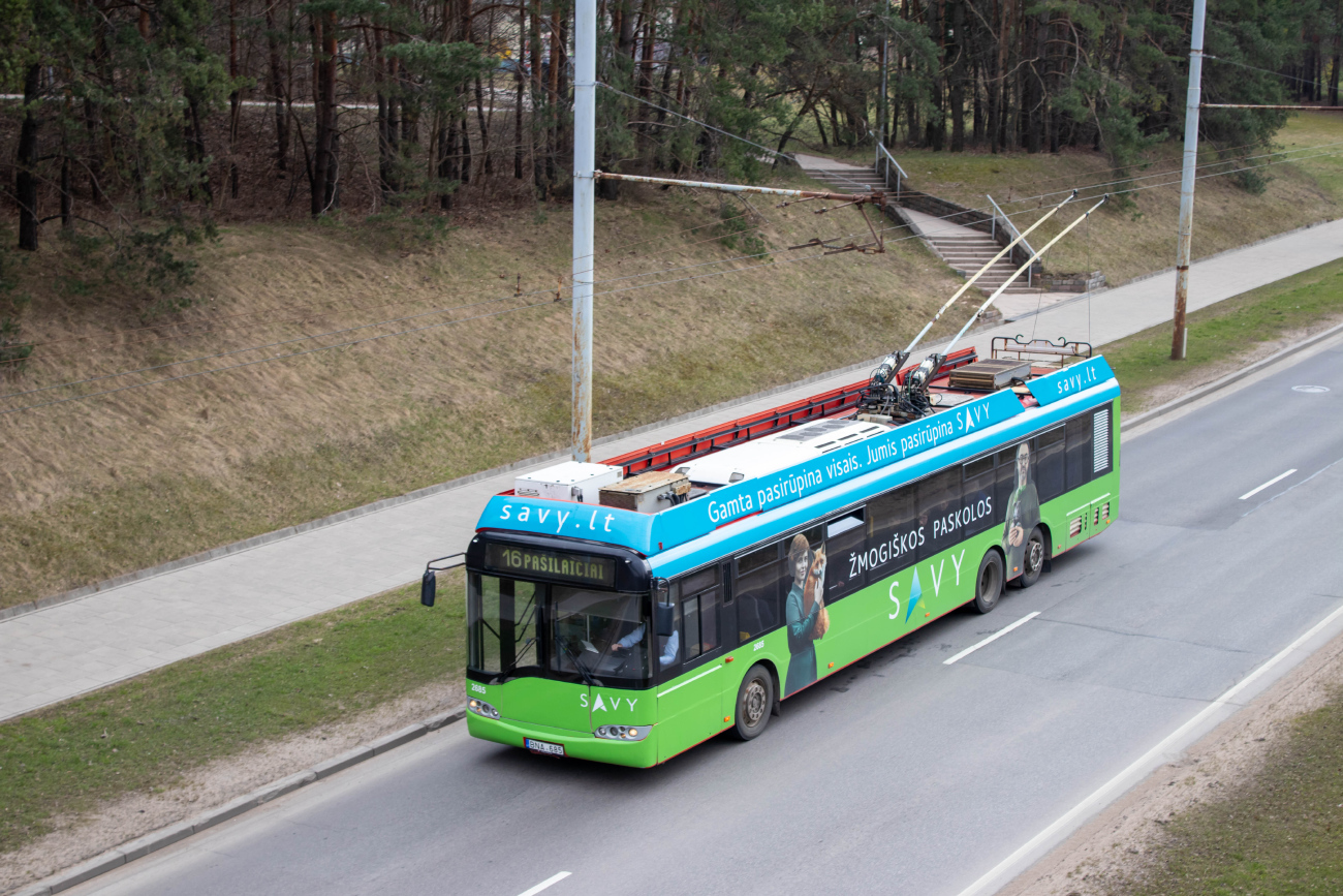 Vilnius, Solaris Trollino II 15 AC č. 2685 Vilnius, Solaris Trollino II 15 AC č. 2685