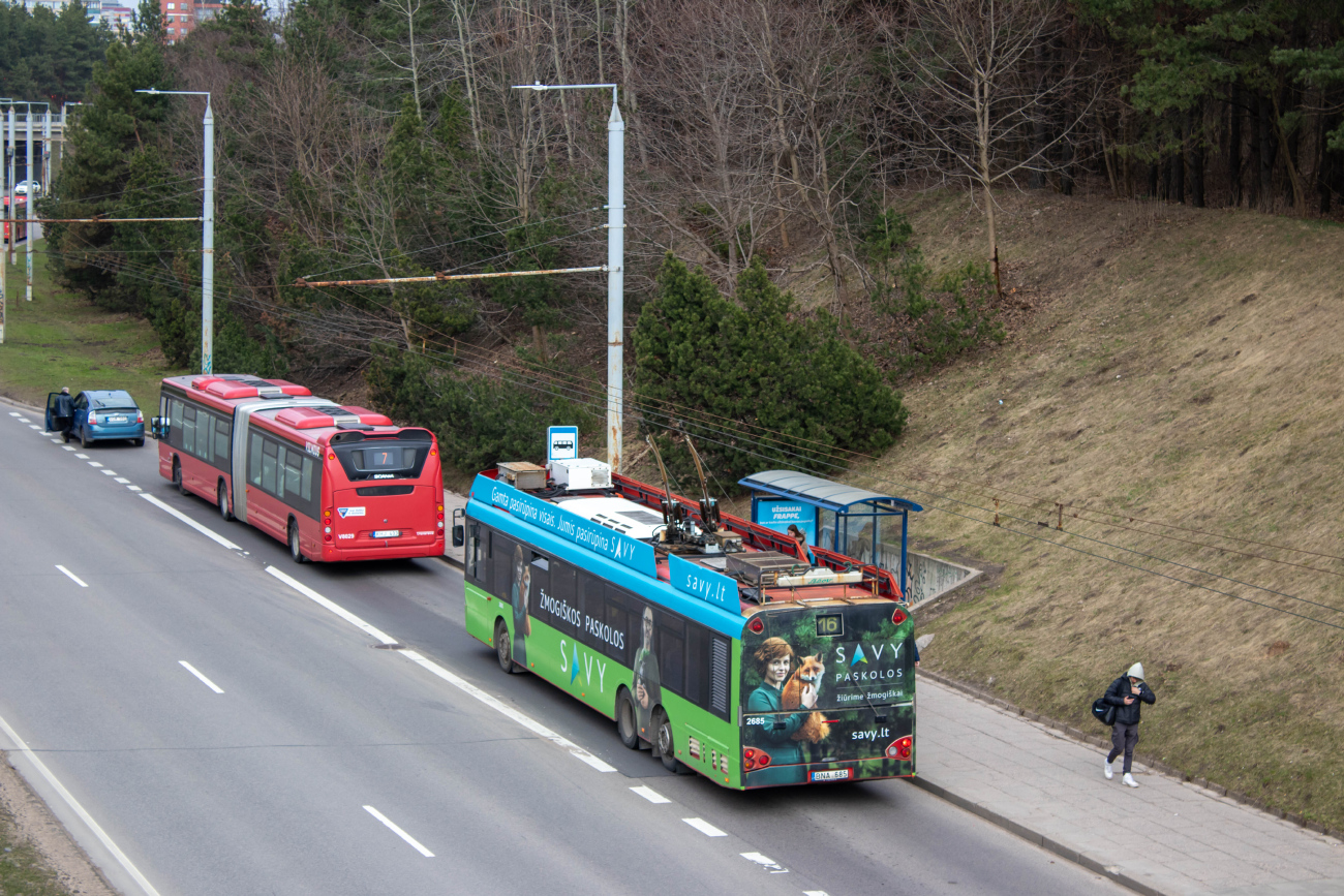 Vilnius, Solaris Trollino II 15 AC Nr. 2685 Vilnius, Solaris Trollino II 15 AC Nr. 2685