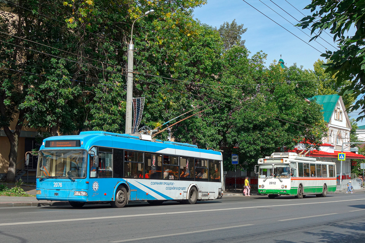 Пенза, БКМ 321 № 2076; Пенза, БТЗ-5276-04 № 2012