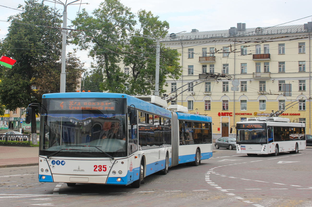 Витебск, МАЗ-215Т № 235; Витебск, МАЗ-203Т70 № 244