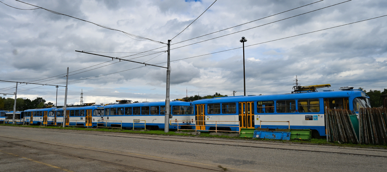 Ostrava, Tatra T3R.P № 1027; Ostrava, Tatra T3R.P № 1020; Ostrava, Tatra T3R.P № 976; Ostrava — Ostrava public transport workers' day 2023