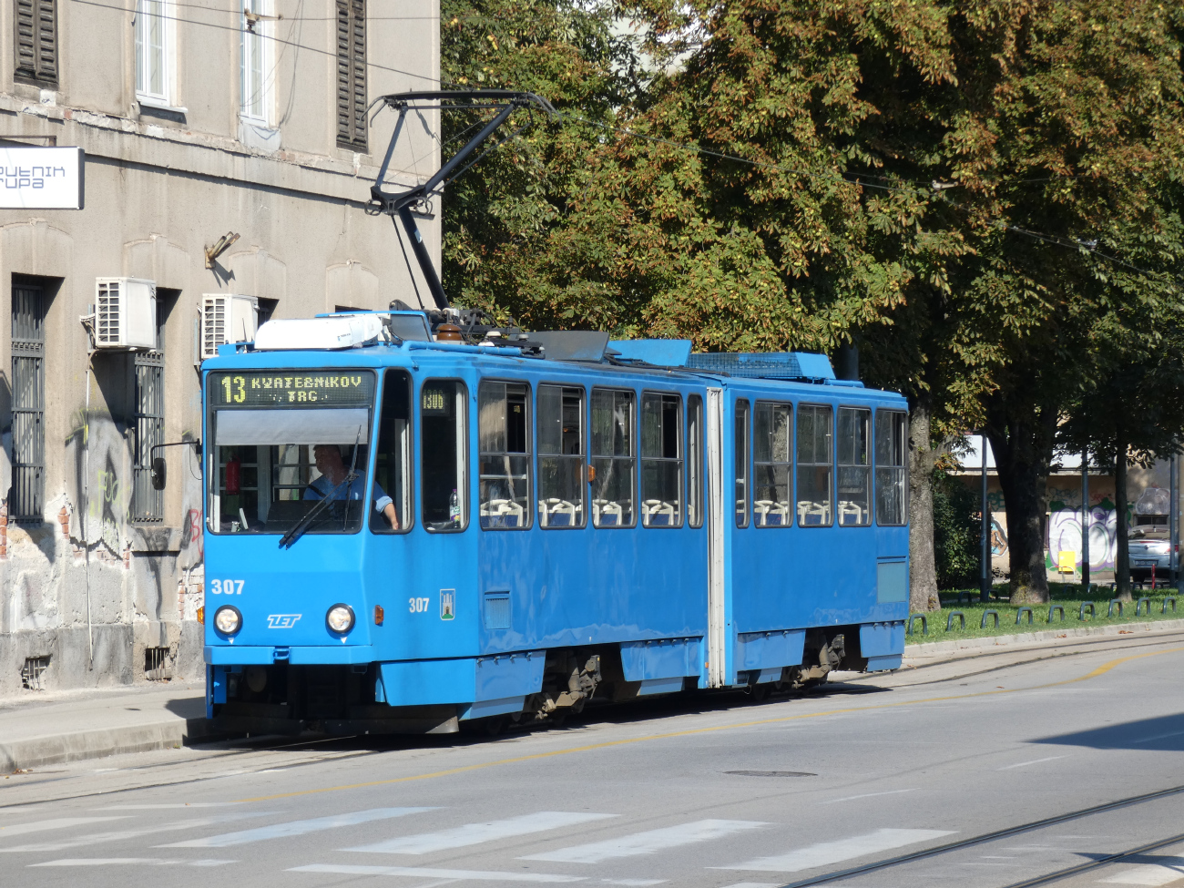 Загреб, Tatra KT4YU № 307