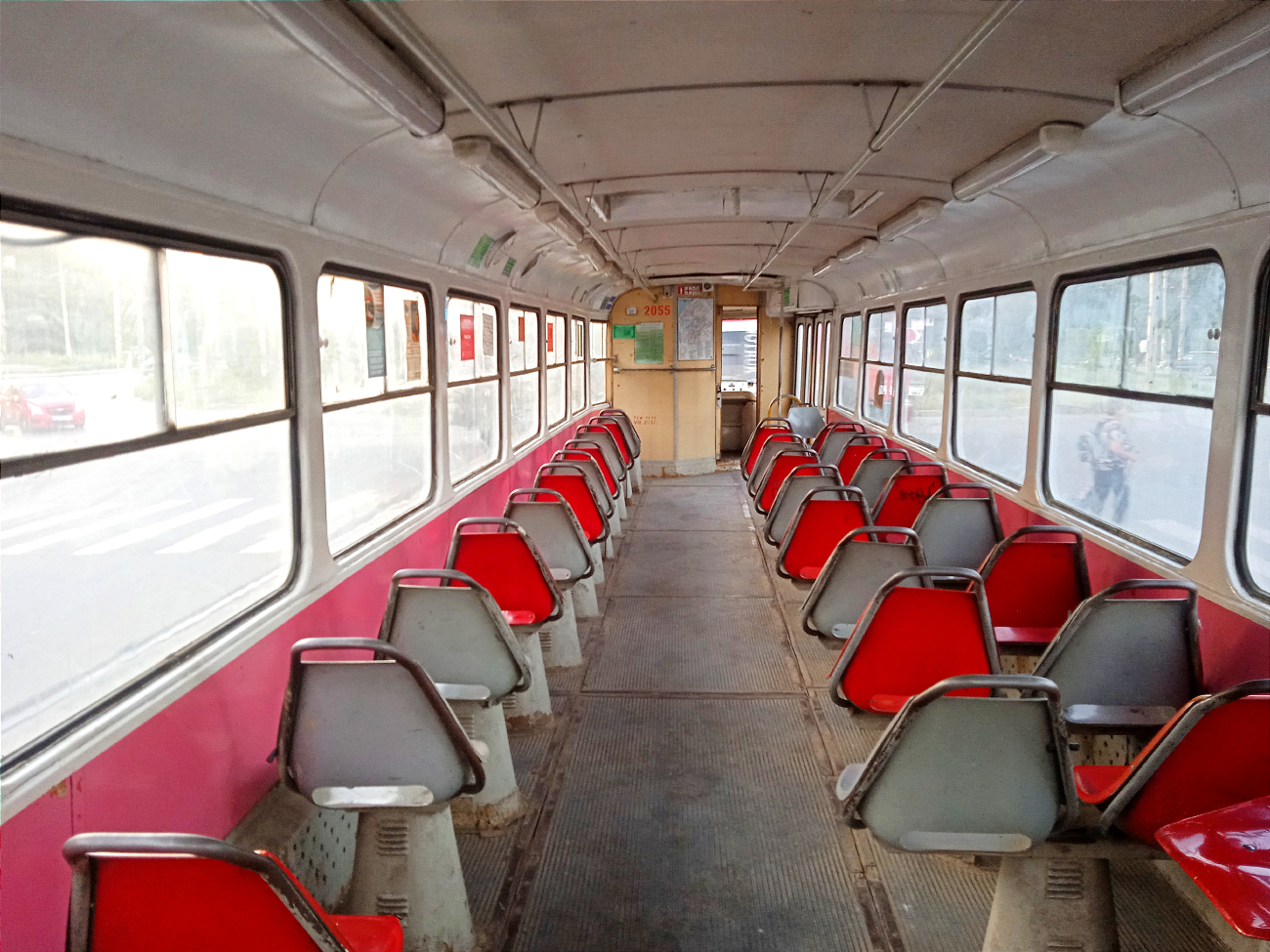 Самара, Tatra T3SU (двухдверная) № 2055