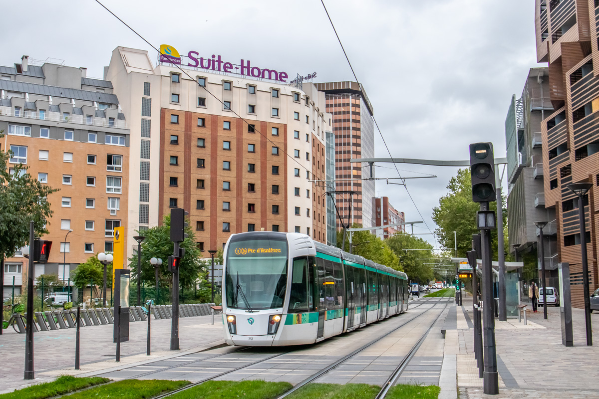 Париж -  Версаль -  Ивелин, Alstom Citadis 402 № 312