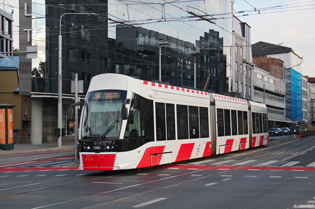Таллин, CAF Urbos AXL № 514