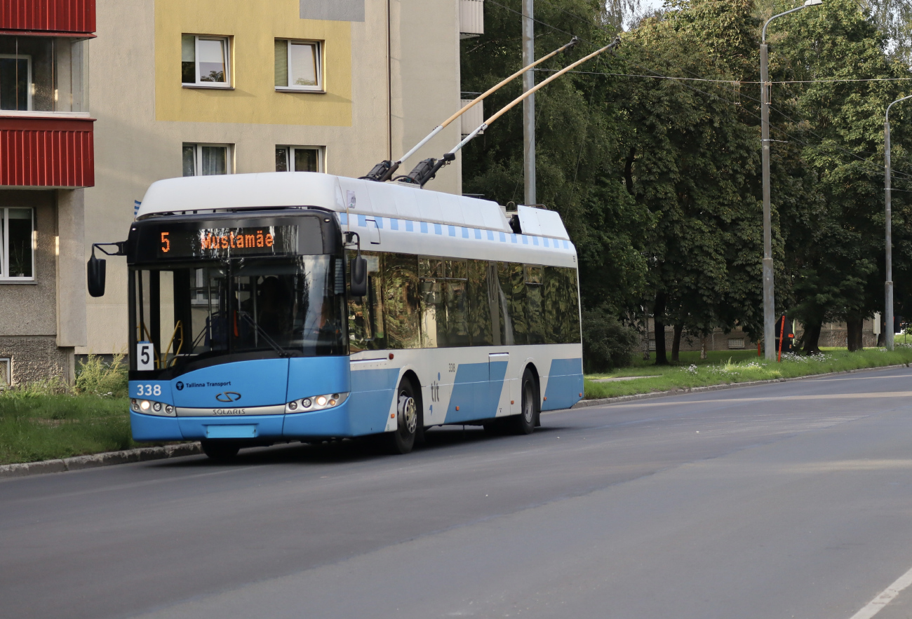 Таллин, Solaris Trollino III 12 AC № 338