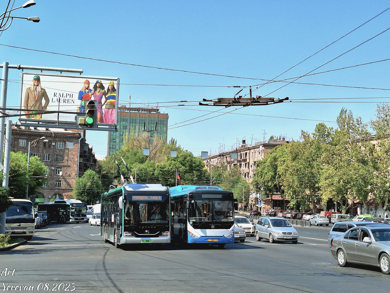 Ереван, Yutong ZK6128BEVG № 039