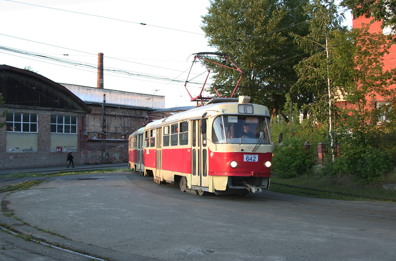 Екатеринбург, Tatra T3SU № 642