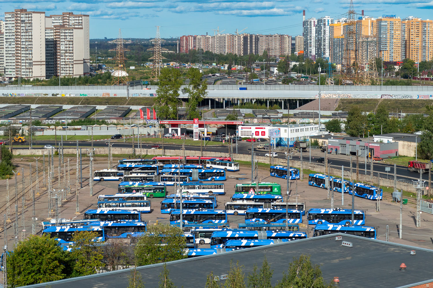 Санкт-Петербург — Совмещённый трамвайно-троллейбусный парк Санкт-Петербург — Совмещённый трамвайно-троллейбусный парк