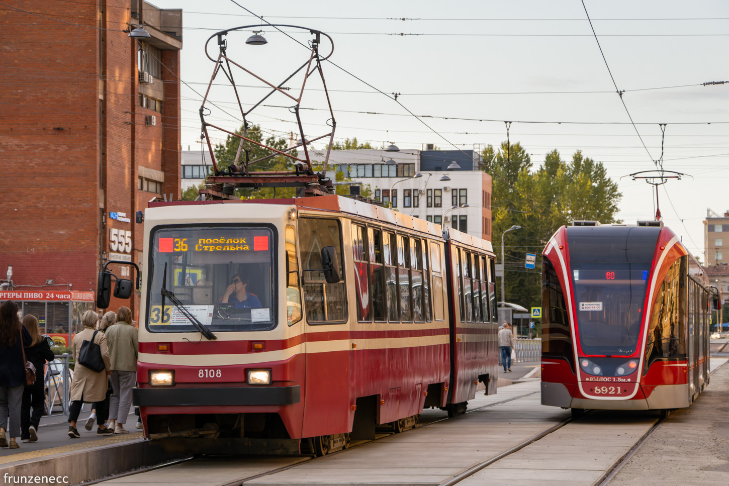 Санкт-Петербург, 71-147К (ЛВС-97К) № 8108; Санкт-Петербург, 71-931М «Витязь-М» № 8921