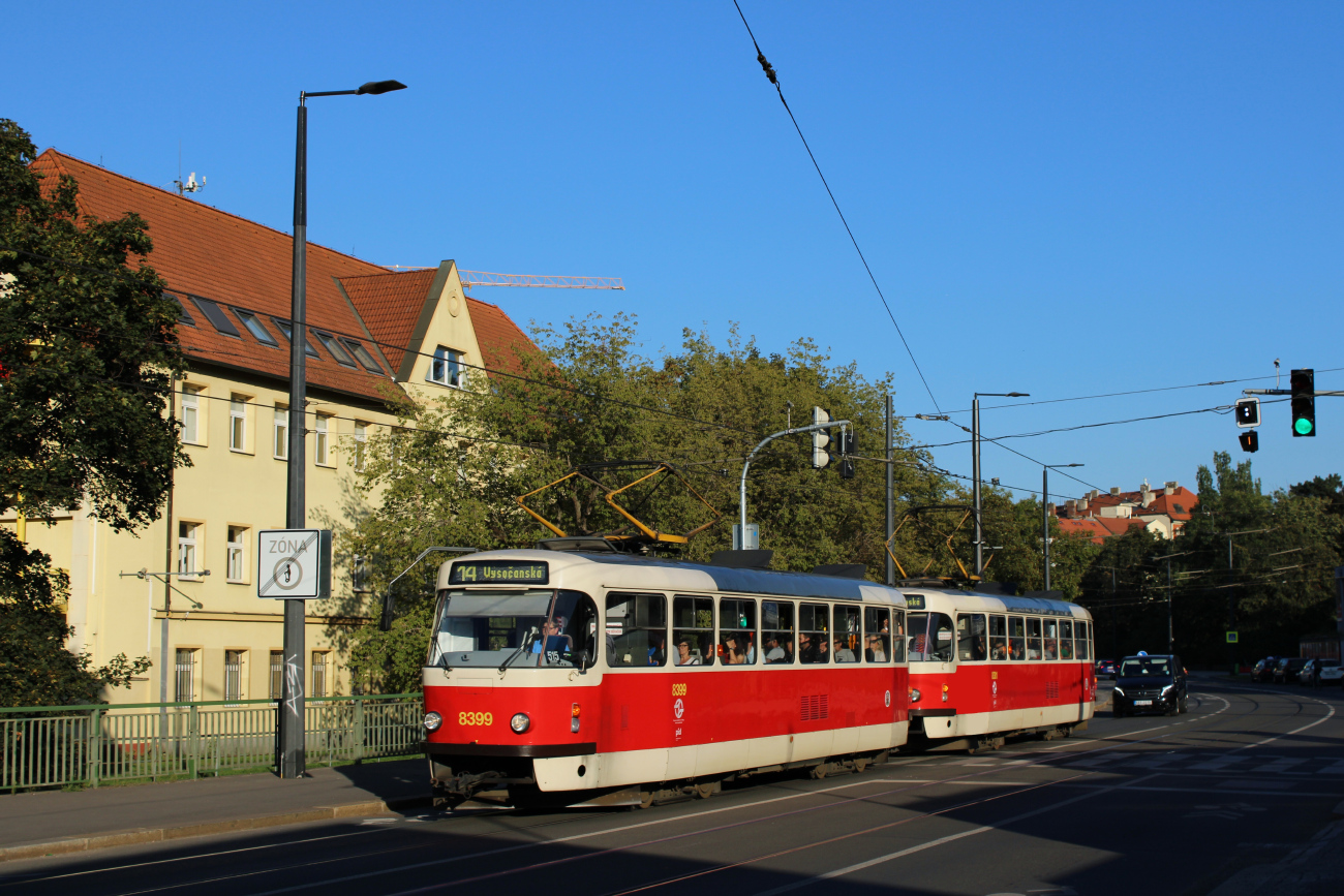 Прага, Tatra T3R.P № 8399