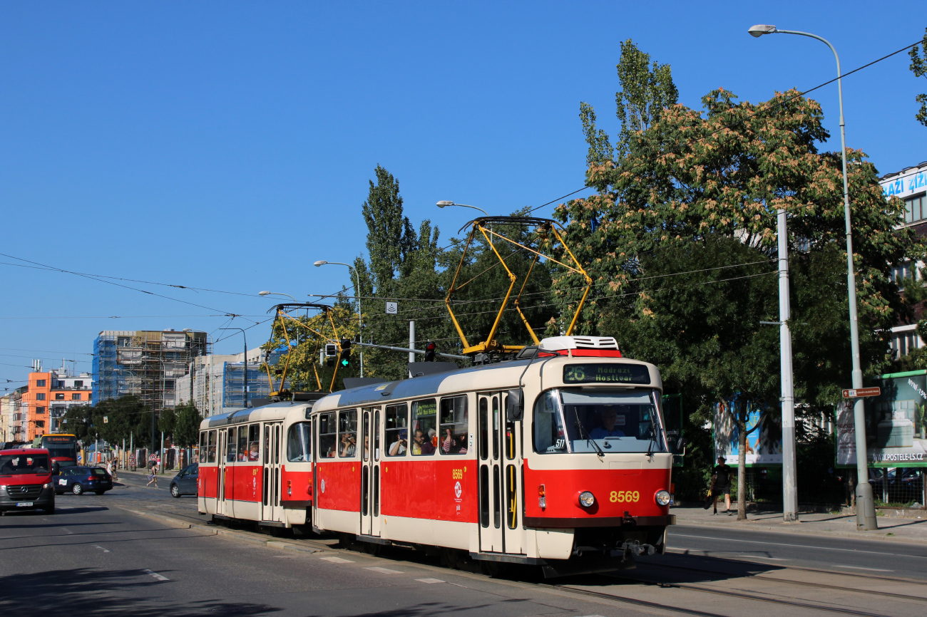 Прага, Tatra T3R.P № 8569
