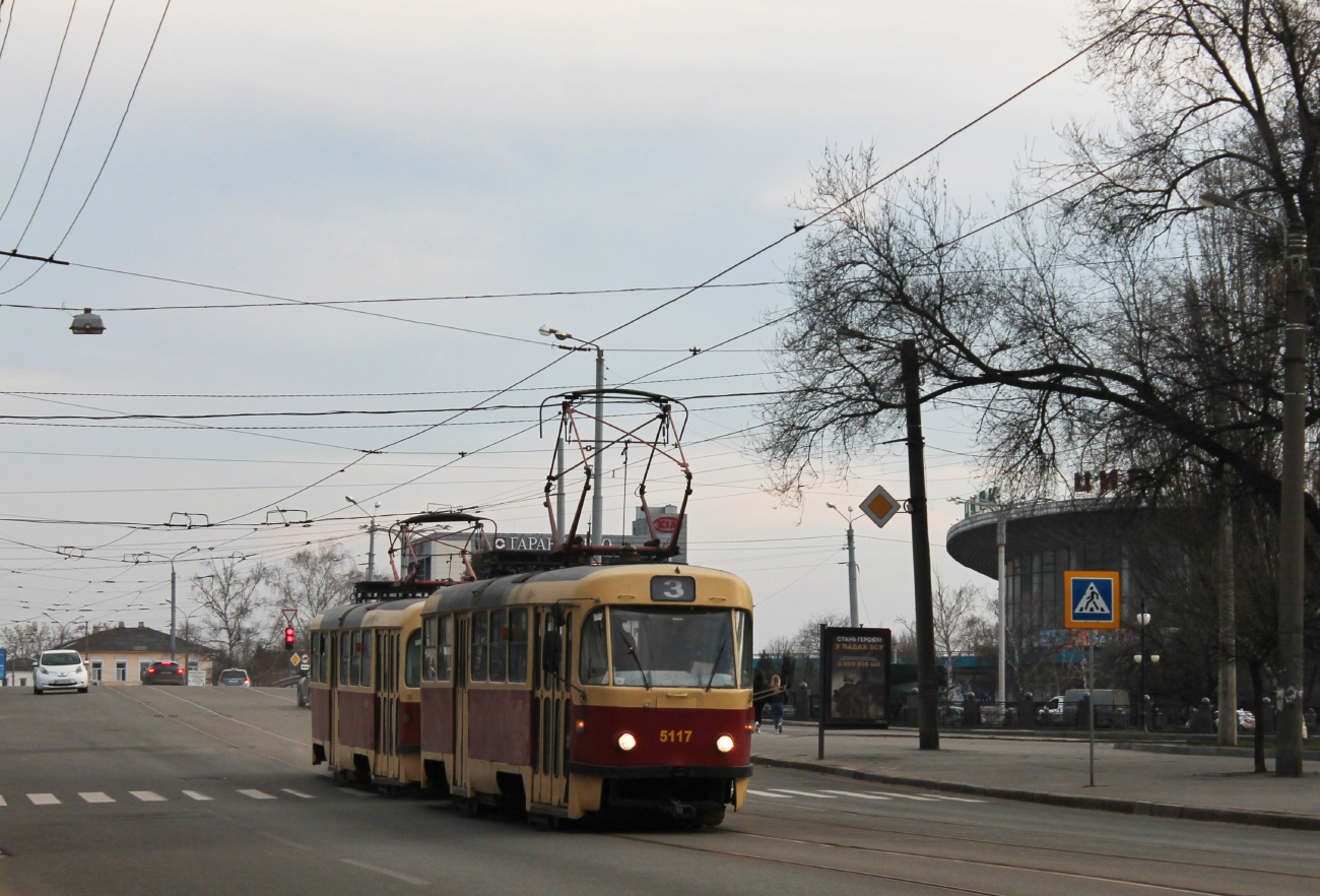 Харьков, Tatra T3A № 5117