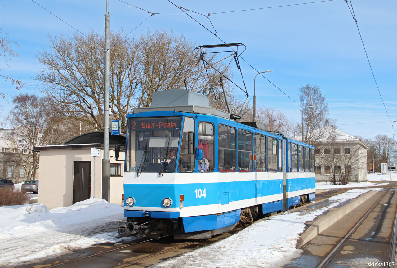 Таллин, Tatra KT4SU № 104