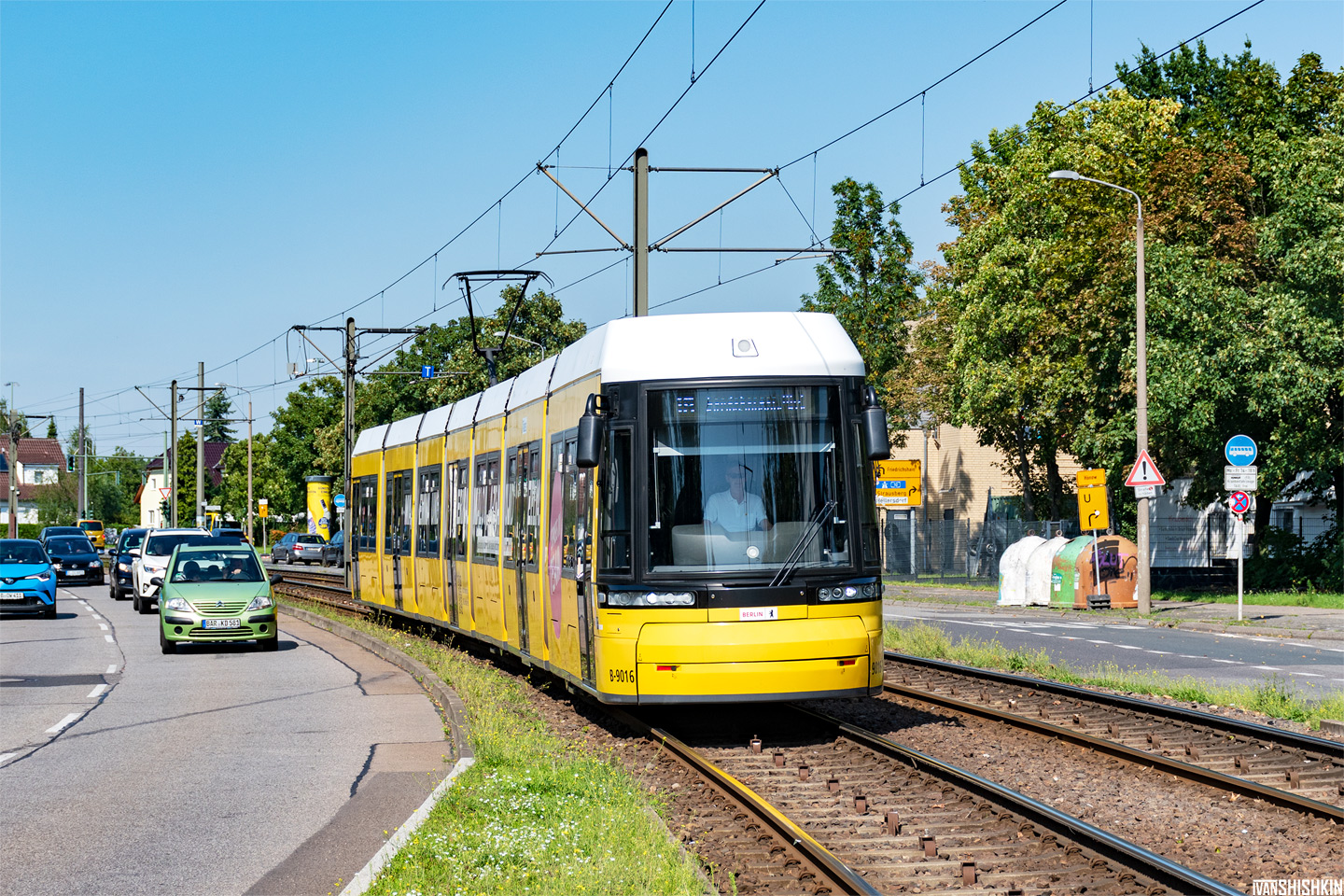 Берлин, Bombardier Flexity Berlin (GT8-08ZR/F8Z) № 9016