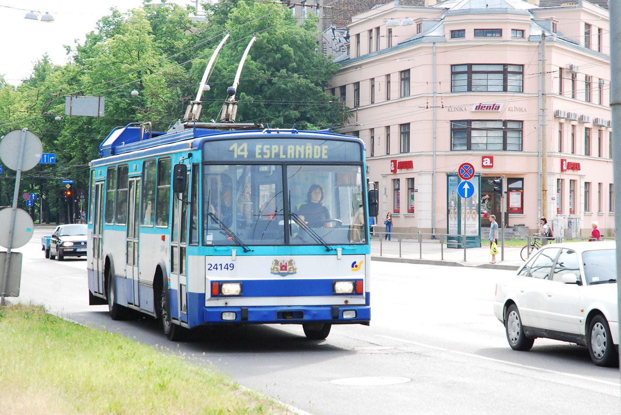 Рига, Škoda 14Tr18/6M № 24149