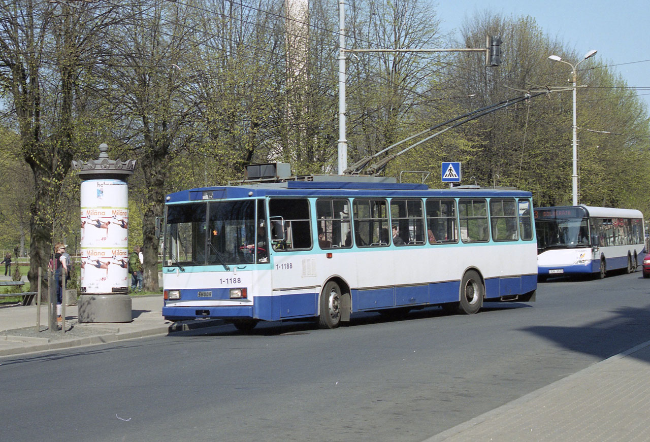 Рига, Škoda 14Tr02/6 № 1-1188
