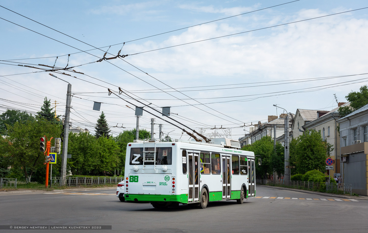 Leninsk-Kuznetskiy, LiAZ-5280 # 88 Leninsk-Kuznetskiy, LiAZ-5280 # 88