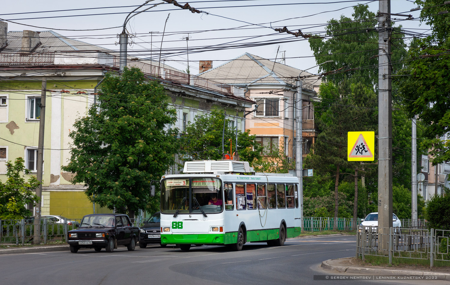 Leninsk-Kuznetskiy, LiAZ-5280 # 88 Leninsk-Kuznetskiy, LiAZ-5280 # 88