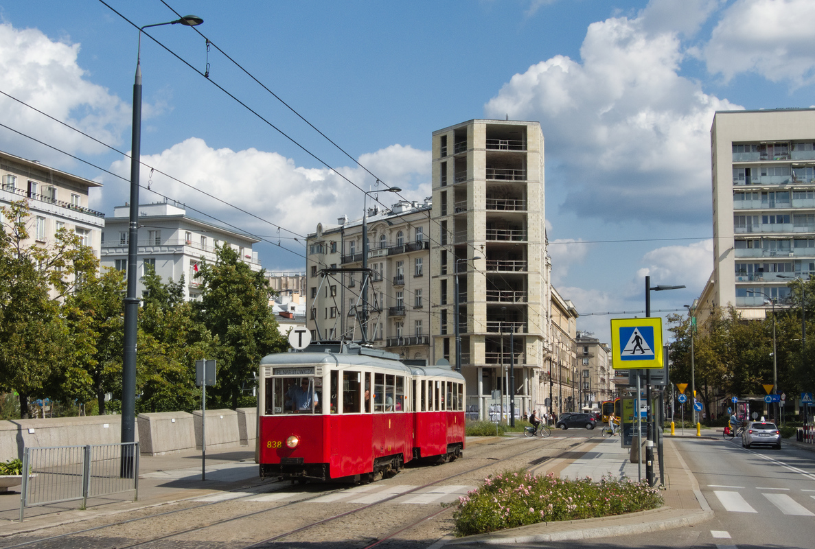 Варшава, Konstal 4Nj № 838