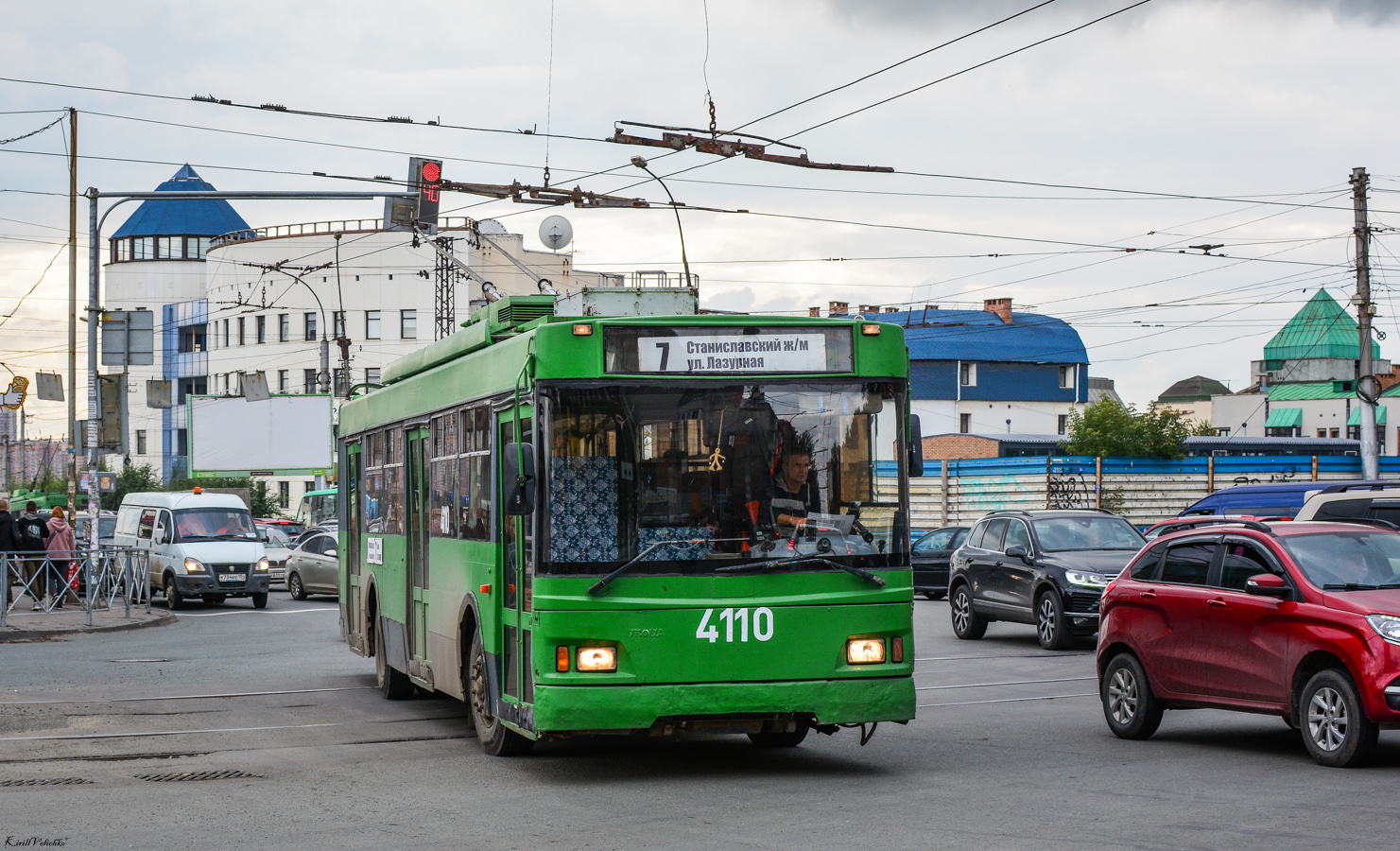 Новосибирск, Тролза-5275.06 «Оптима» № 4110 Новосибирск, Тролза-5275.06 «Оптима» № 4110