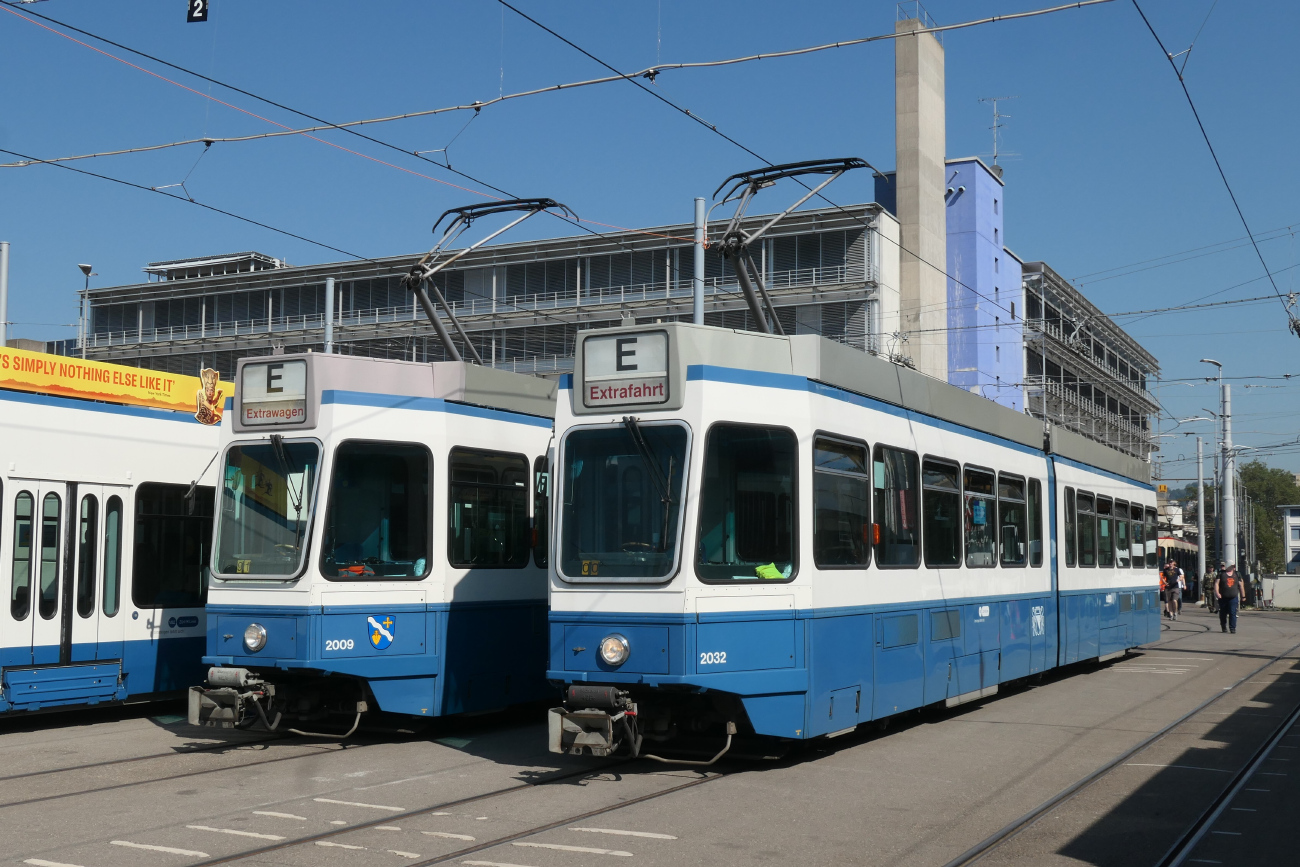 Цюрих, SWS/SWP/BBC Be 4/6 "Tram 2000" № 2032; Цюрих — Farewell Tram 2000 first series with Forchbahn 2000