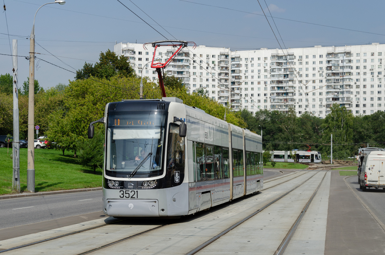 Москва, 71-414 (Pesa Fokstrot) № 3521