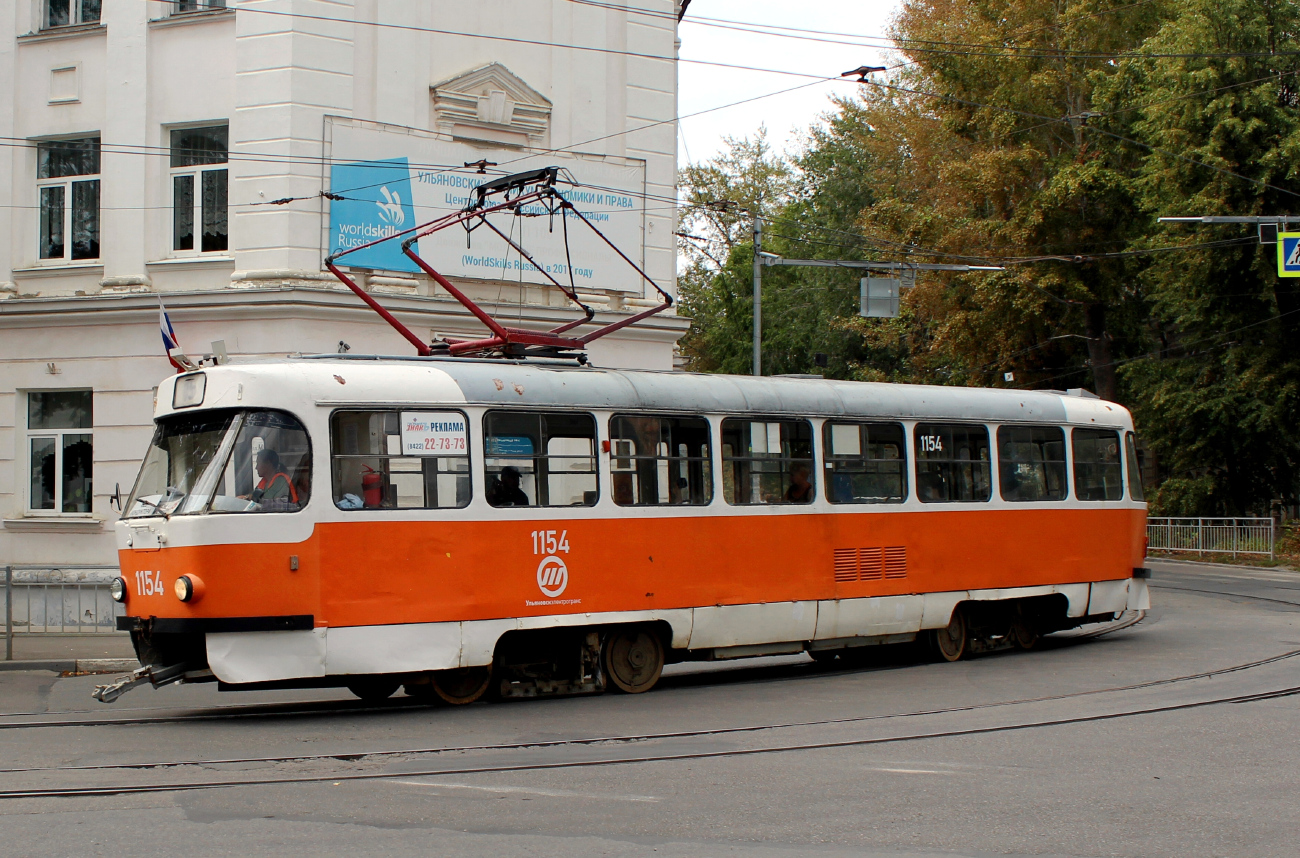 Ульяновск, Tatra T3SU № 1154