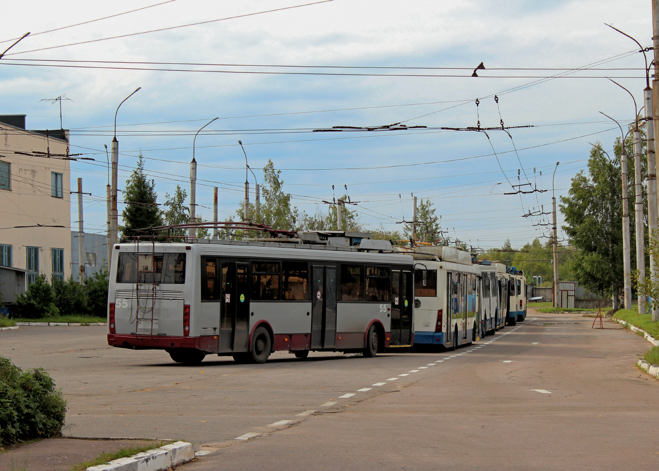 Великий Новгород, ЛиАЗ-52803 (ВЗТМ) № 55; Великий Новгород — Троллейбусное депо