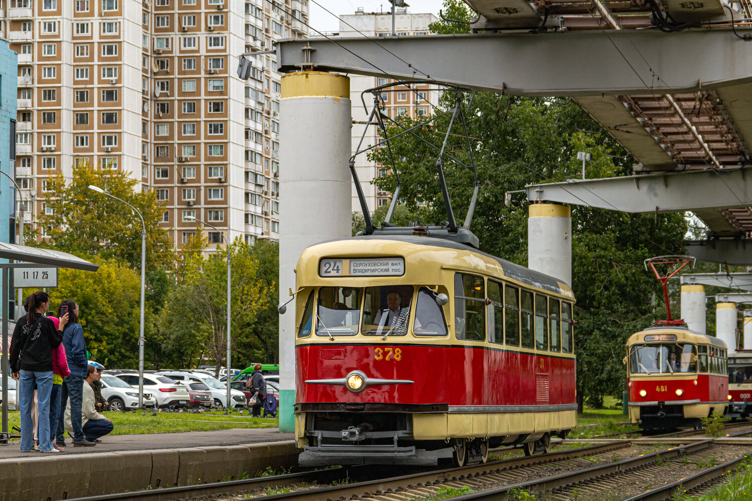 Москва, Tatra T2SU № 378; Москва — Парад и выставка трамваев в честь Дня города 9 сентября 2023