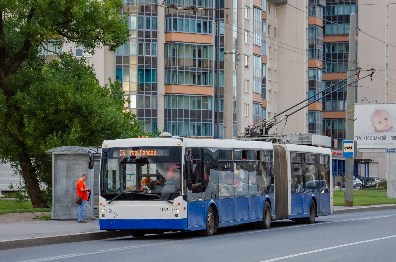 Санкт-Петербург, Тролза-6206.01 «Мегаполис» № 1137
