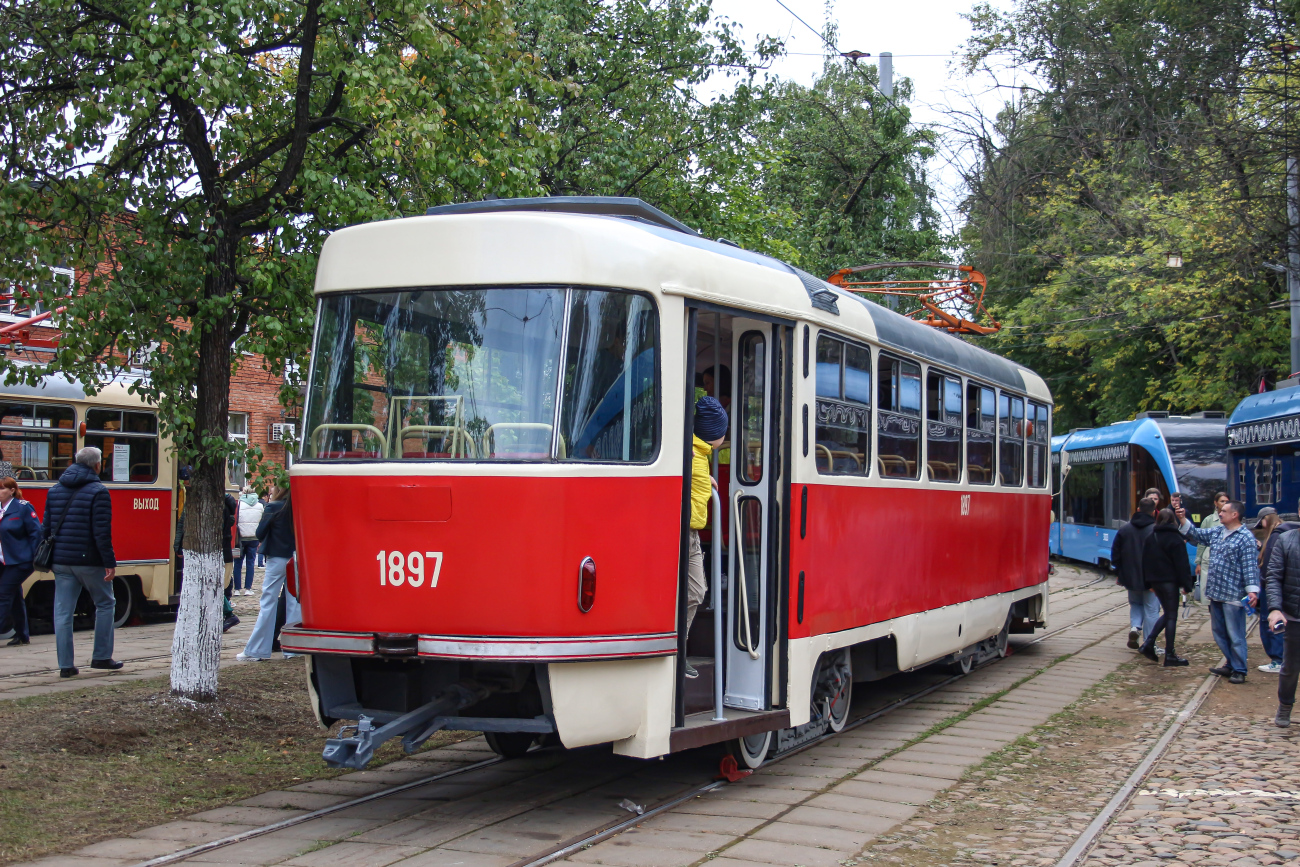 Moscow, Tatra T3SU (2-door) # 1897; Moscow — Tram parade and exhibition at the City Day on September 9, 2023