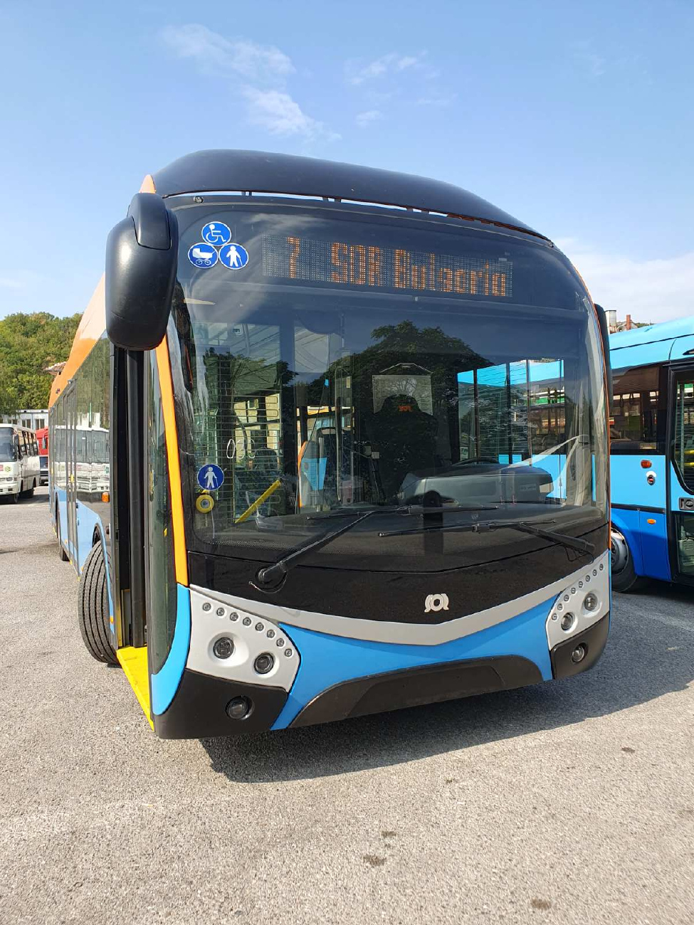 Сливен, SOR TNS 12 (Rail Electronics CZ) № Б/н 1; Сливен — Поставка новых троллейбусов и электробусов — 08.2023