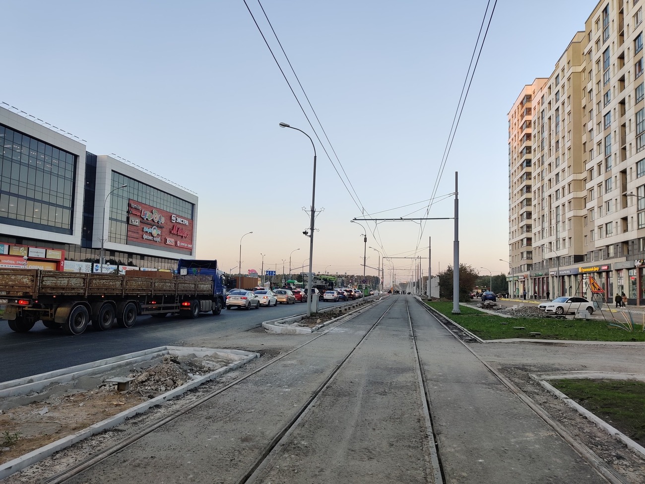 叶卡捷琳堡 — The construction of a tram line to Akademichesky