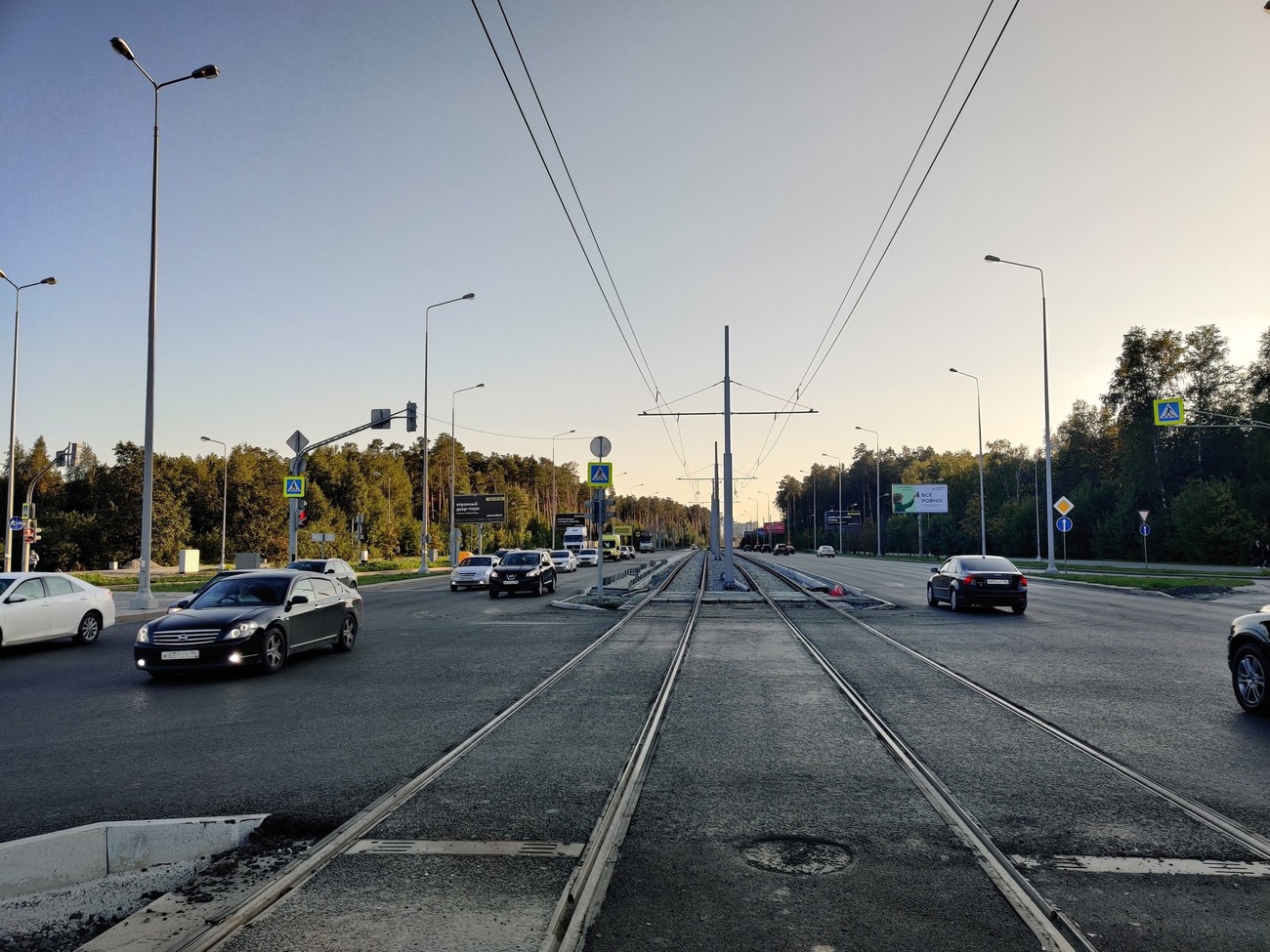 叶卡捷琳堡 — The construction of a tram line to Akademichesky
