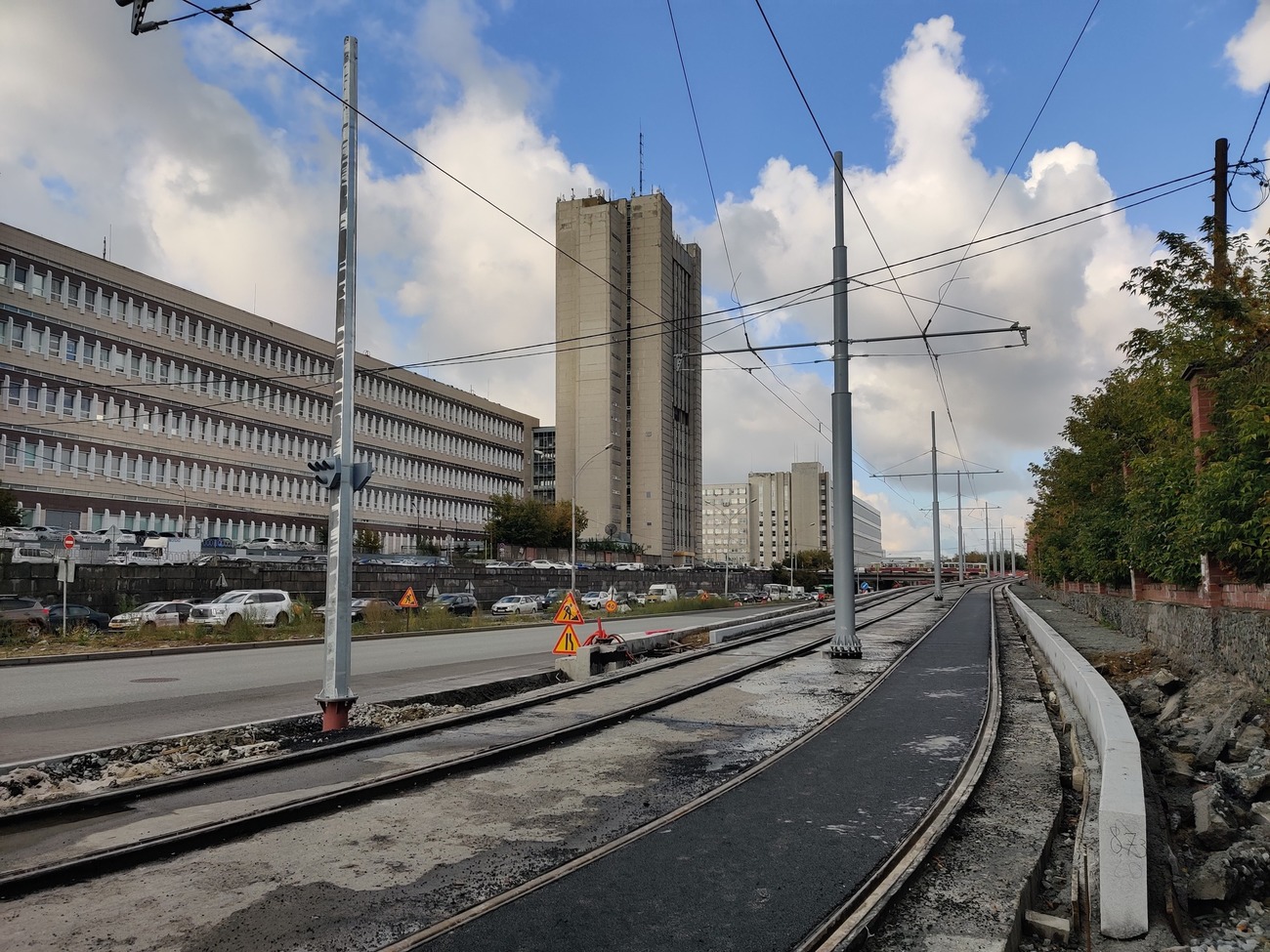 Jekaterinburgas — The construction of a tram line to Akademichesky