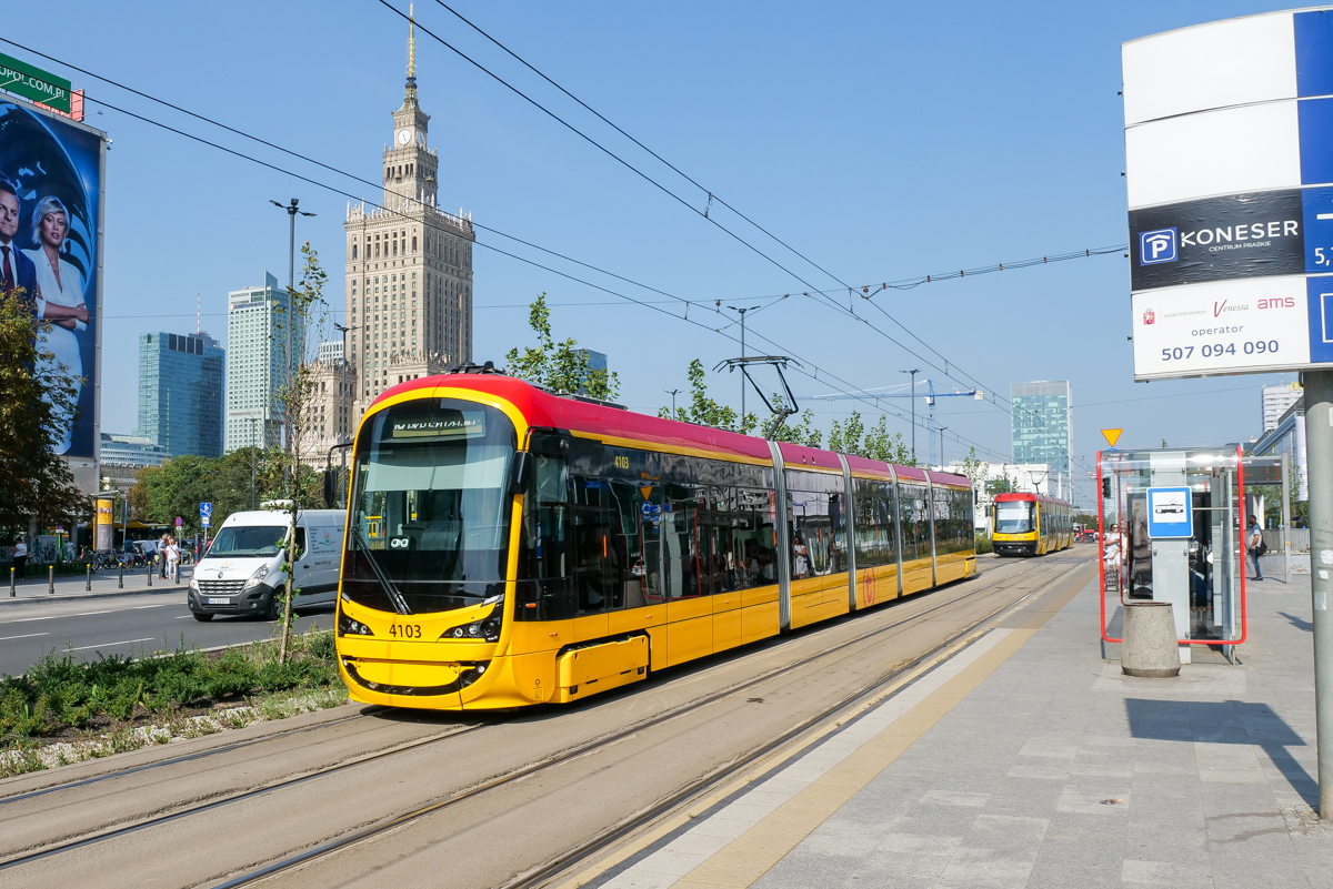 Варшава, Hyundai Rotem 141N № 4103