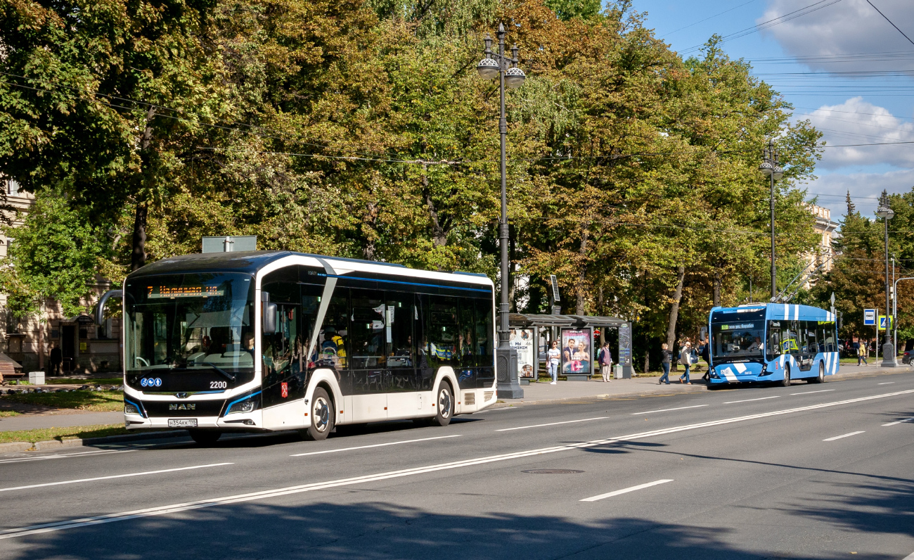 Санкт-Петербург, MAN 12C Lion's City 12 E NL367 № 2200