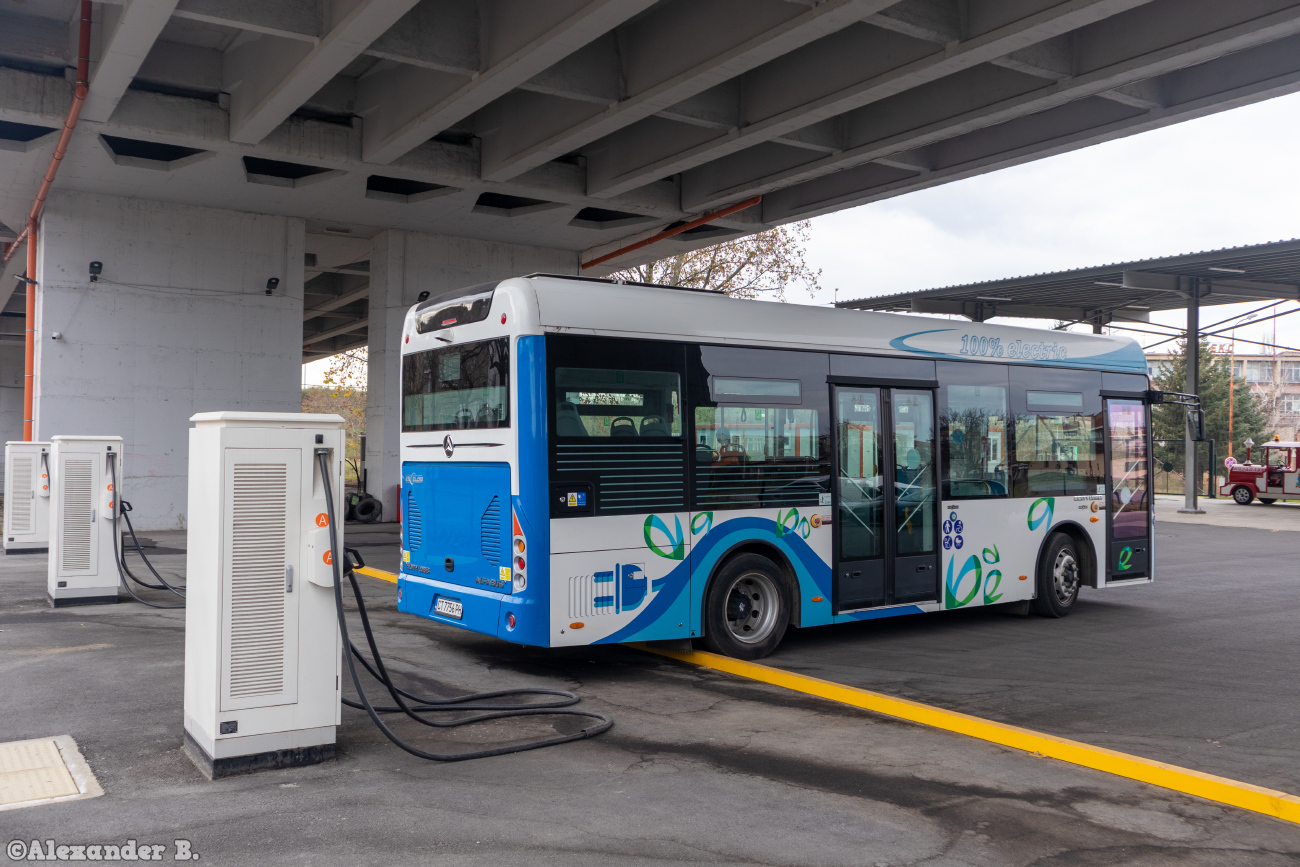 Казанлык, Alfa Bus eCity L08B № СТ 7756 РН; Казанлык — Линии и инфраструктура — Електробуси