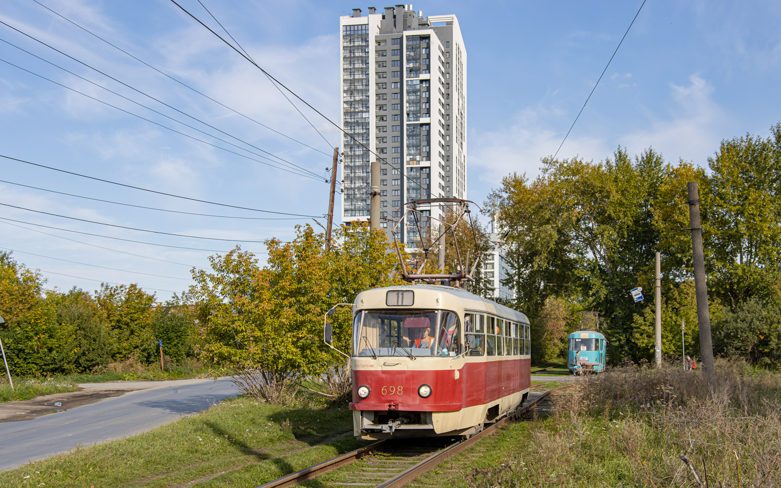 Екатеринбург, Tatra T3SU № 698