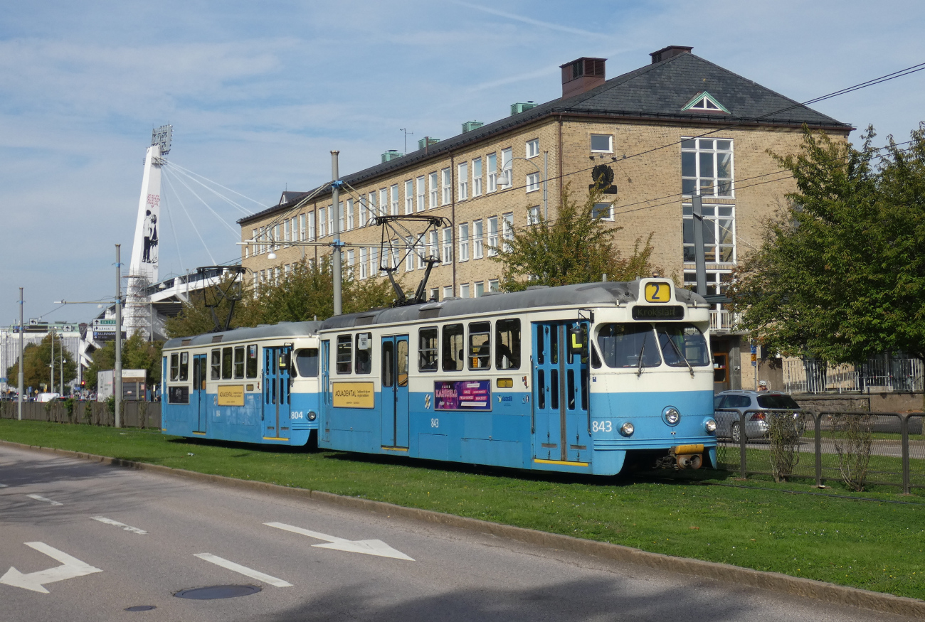 Гётеборг, Hägglund M29 № 843; Гётеборг, Hägglund M29 № 804