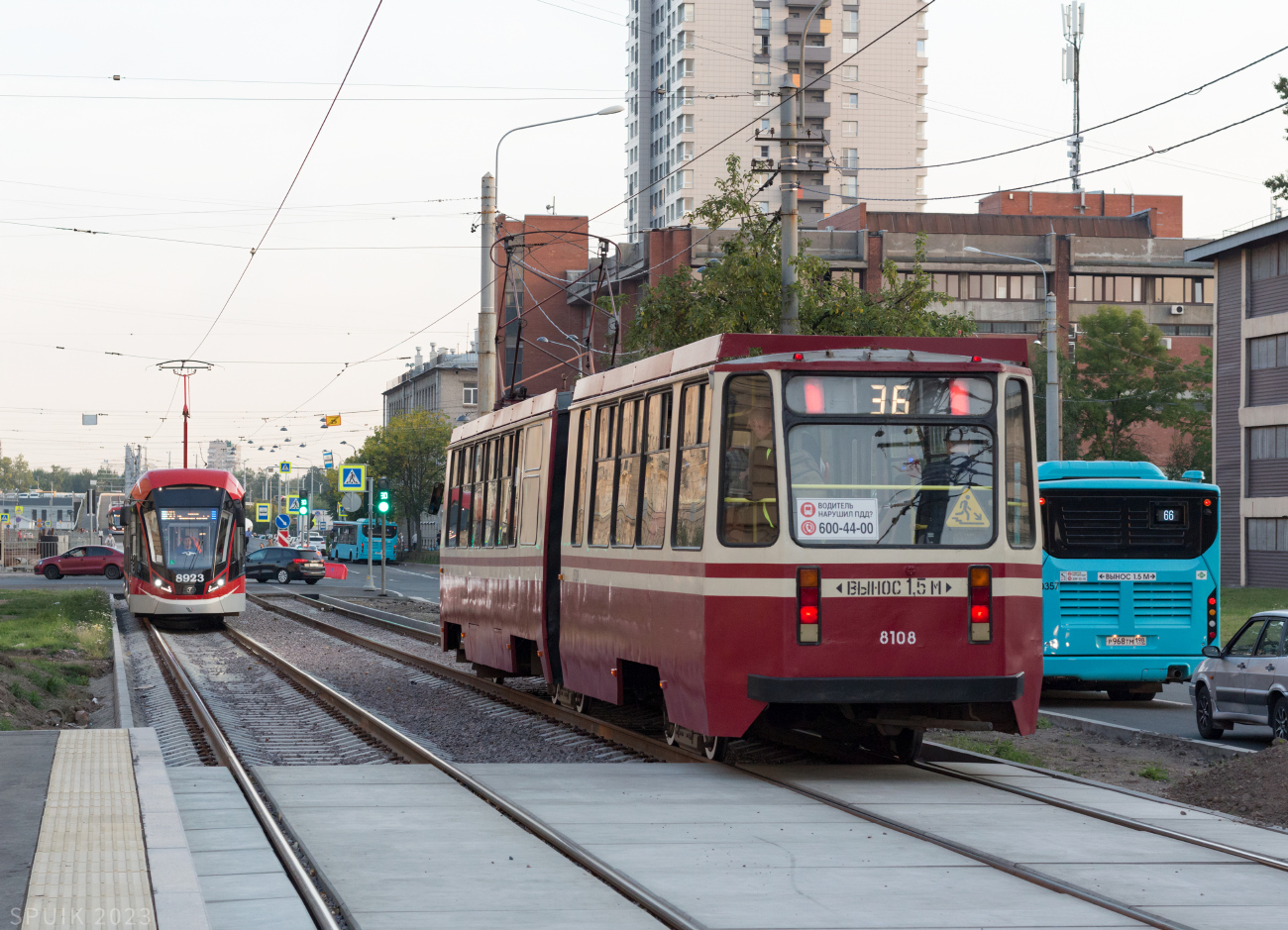 Санкт-Петербург, 71-931М «Витязь-М» № 8923; Санкт-Петербург, 71-147К (ЛВС-97К) № 8108