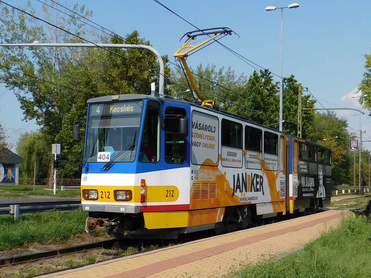 Szeged, Tatra KT4DMC č. 212