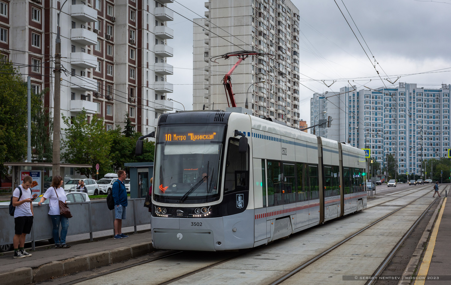 Москва, 71-414 (Pesa Fokstrot) № 3502