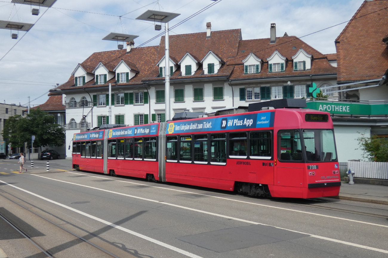 Берн, ACMV/ABB/Duewag Be 4/8 № 738