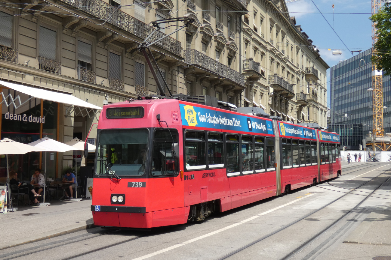 Берн, ACMV/ABB/Duewag Be 4/8 № 739