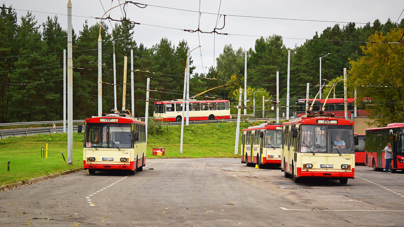 Vilnius, Škoda 14Tr11/6 № 1118; Vilnius, Škoda 14Tr11/6 № 1567