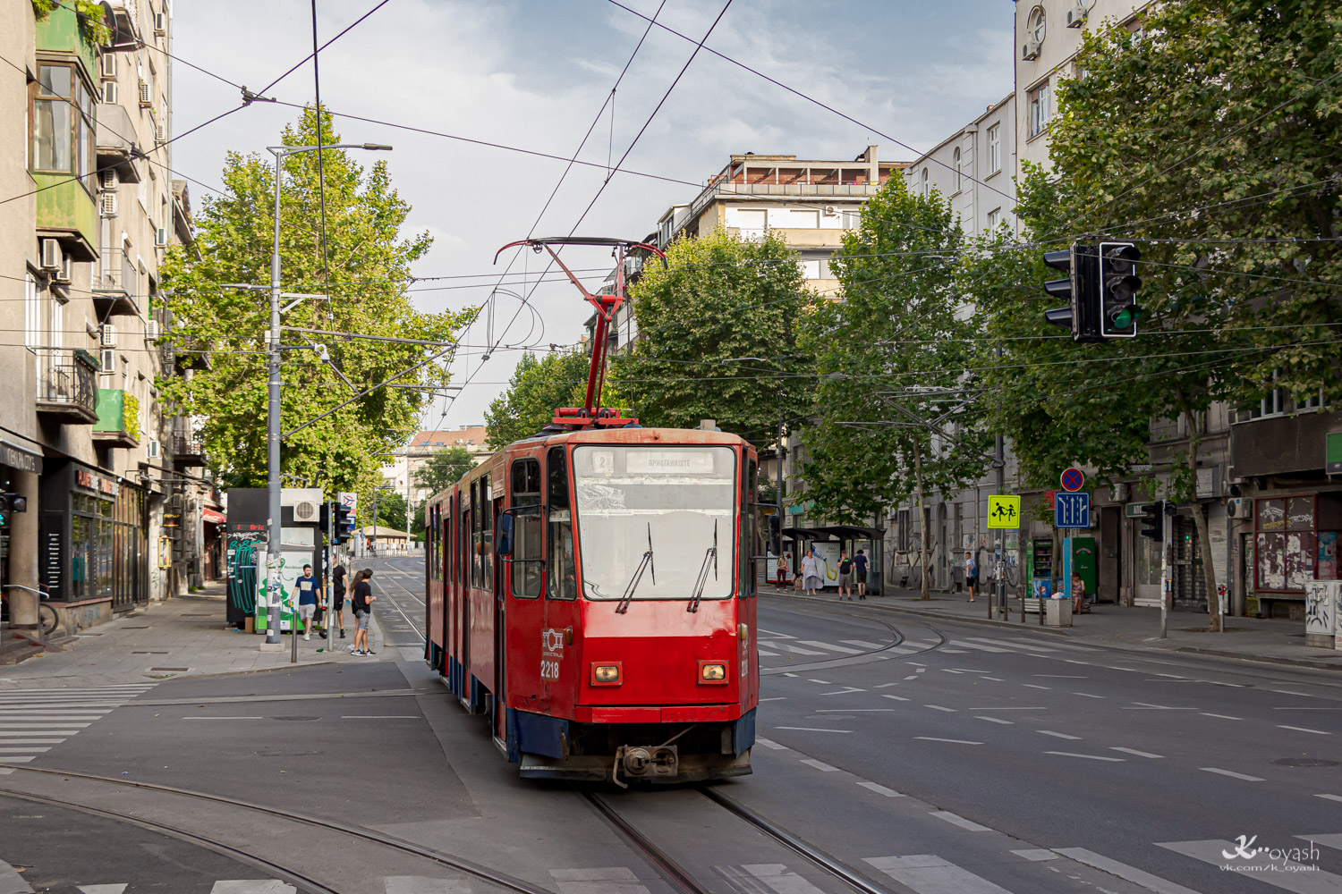 Белград, Tatra KT4YU № 2218